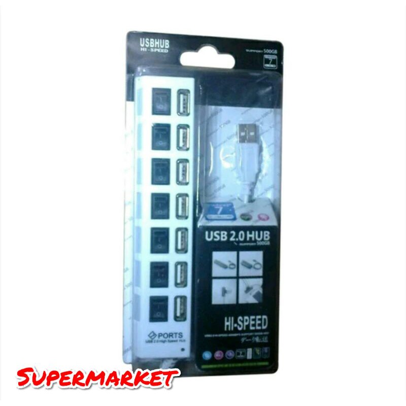 Usb Hub Saklar 7Port Usb