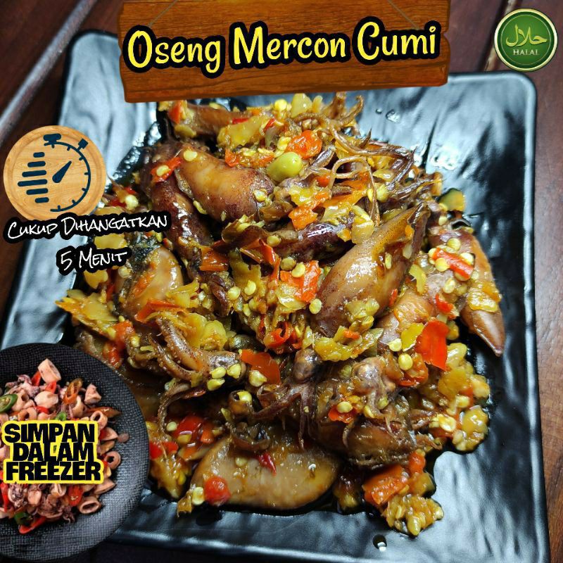 

Oseng mercon cumi XTRA HOT