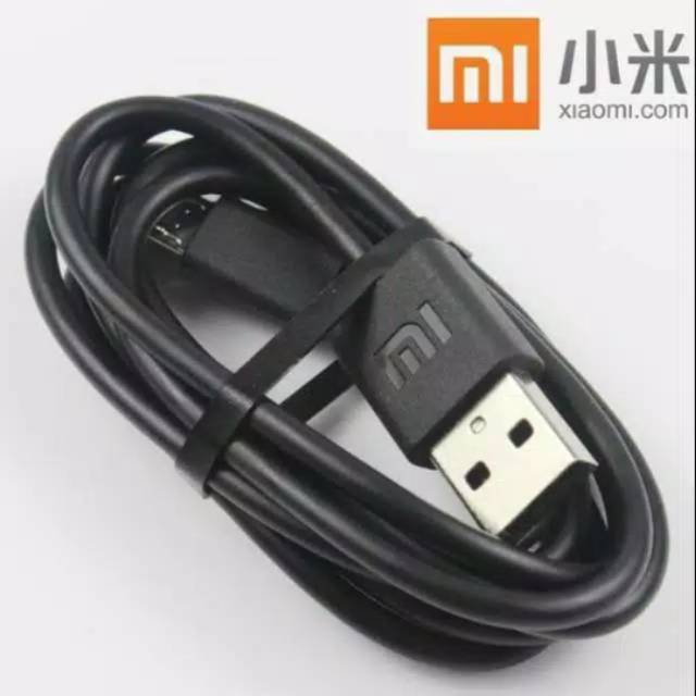 KABEL DATA XIAOMI 2A MICRO USB KABEL XIAOMI TYPE C HITAM