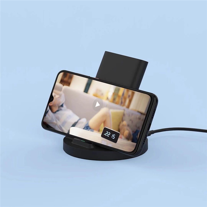 Xiaomi Vertical Wireless Charger with Flash Charging Qi Horizontal 20W - WPC02ZM - Black