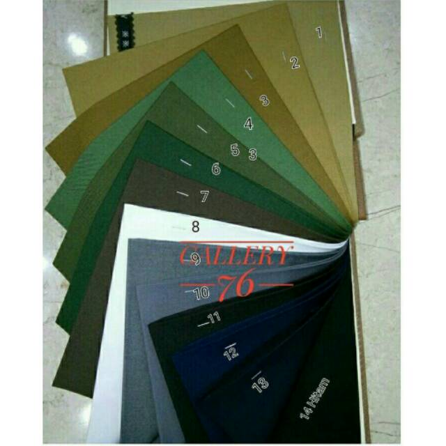 Kain semi wool/Bahan semi wool