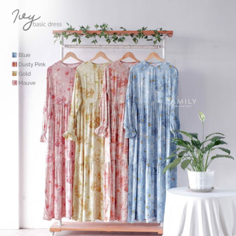 IVY DRESS by AMILY / gamis katun amily
