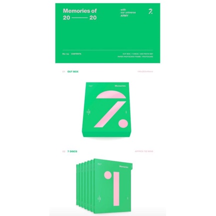 READY SHARING BLURAY BTS Memories 2020 (baca deskripsi)