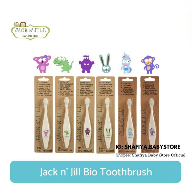 Jack n' Jill Bio Toothbrush Sikat Gigi