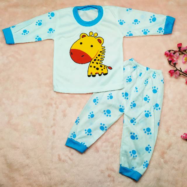 Pakaian Bayi Size 0-12bulan / Piyama anak / Baju Tidur Bayi / Setelan Anak Lengan Panjang