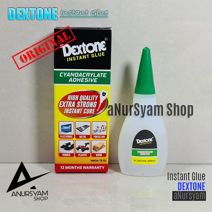 

DEXTONE Instant Glue / Lem Tetes DEXTONE Lem Serbaguna Lem Power Glue