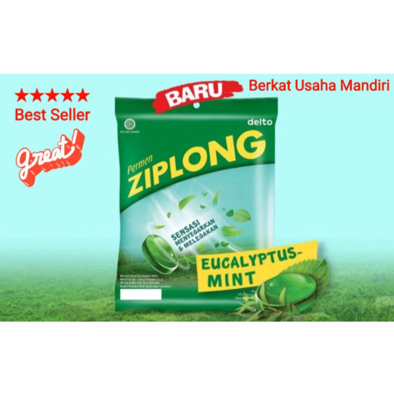 Ziplong Eucalyptus Permen Melegakan Tenggorokan isi 50butir Termurah dan Terlaris