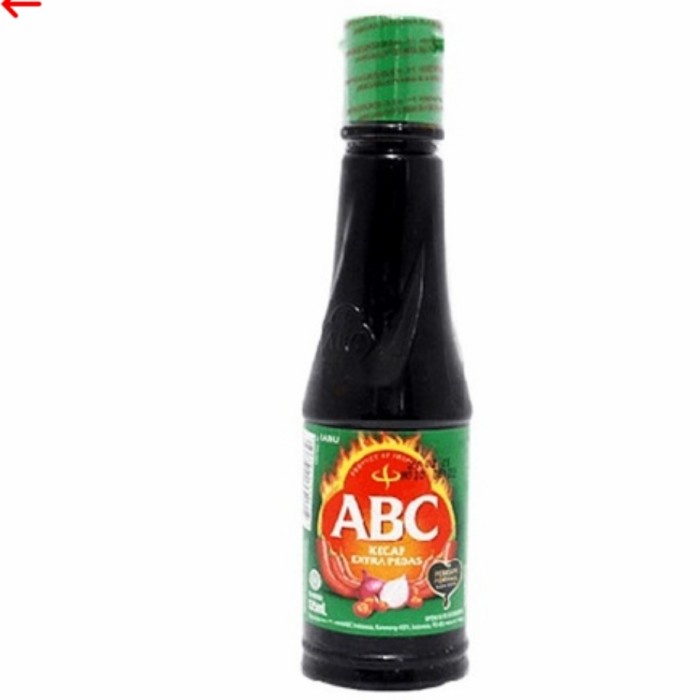 

makanan abc kecap ekstra pedas botol 135ml