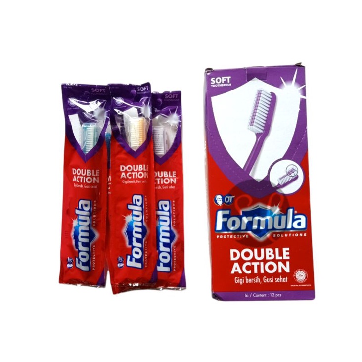 Formula Sikat Gigi Soft Toothbrush Sikat Gigi Formula Ripple Double Action