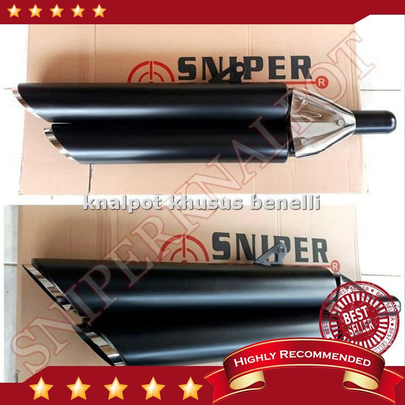 Jual Knalpot benelli motobi 200 evo double Berkualitas