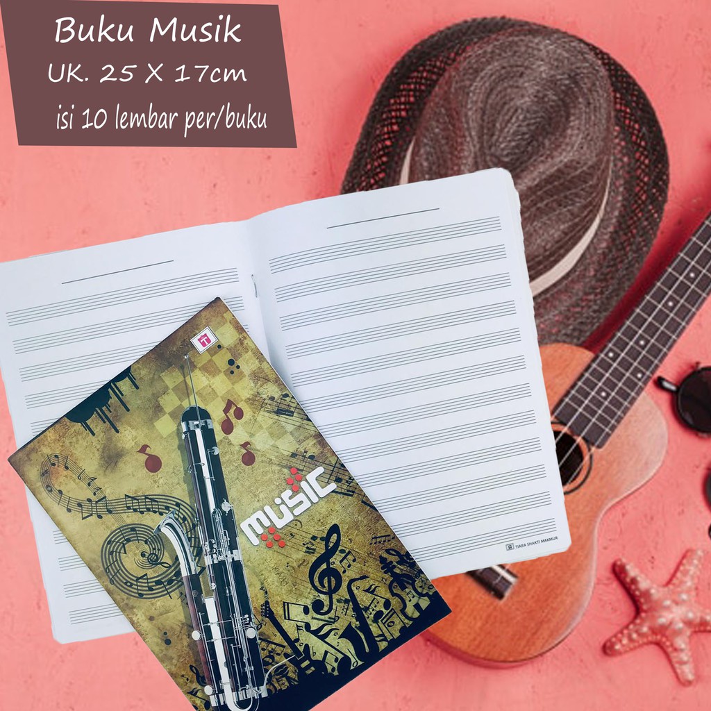 Buku * Musik * 25x17cm * 10 lembar