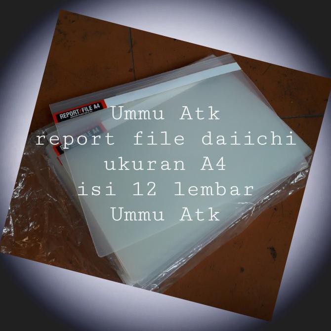 

✨ BISA BAYAR DITEMPAT✨ Report File Daiichi Ukuran A4 Isi 12 Lembar. TERMURAH Kode 451