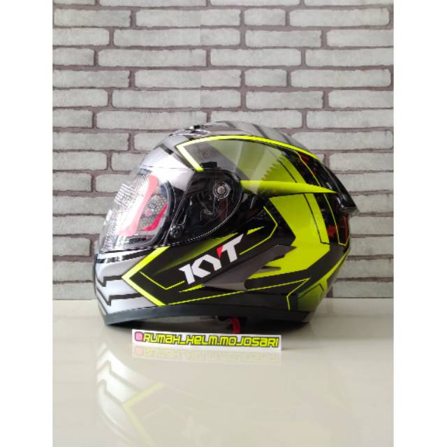 KYT Falcon 2 Armour yellowfluo original Falcon2 bukan vendetta 2