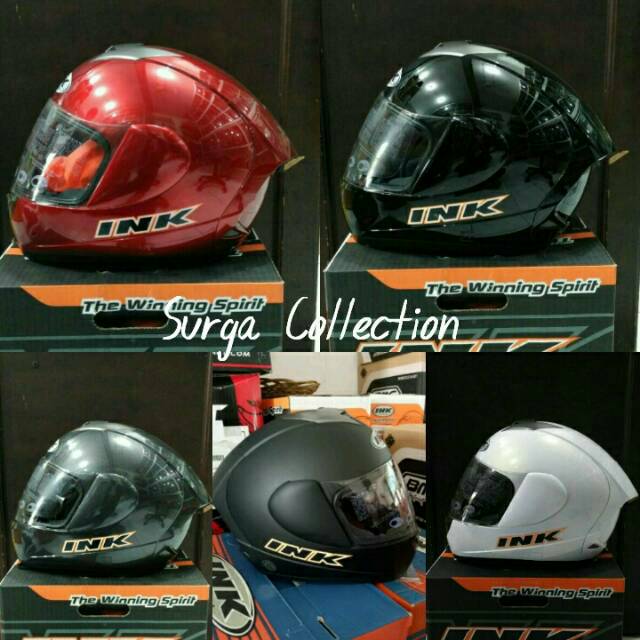 COD Helm INK #Clmax Cl Max Solid Black Doff Red White Grey Original