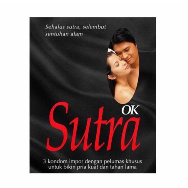 Kondom sutra hitam OK isi 3 ( privasi &amp; packing dijamin aman )