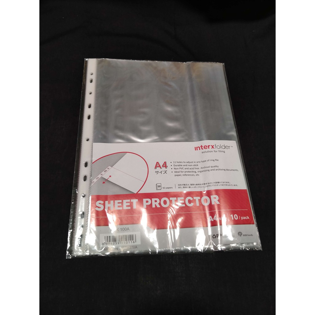 

Inter-X Sheet Protector Ukuran A4