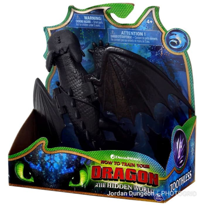 How To Train Your Dragon The Hidden World Toothless Action Figure - dino dancing academy roblox