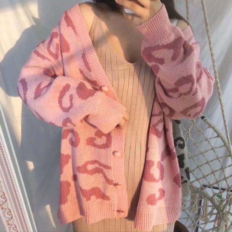 M FESYEN NOKA KOREAN CARDIGAN IMPORT KNIT RAJUT OOTD KOREAN STYLE CARDIGAN JUMBO TEBAL OVERSIZE KORE