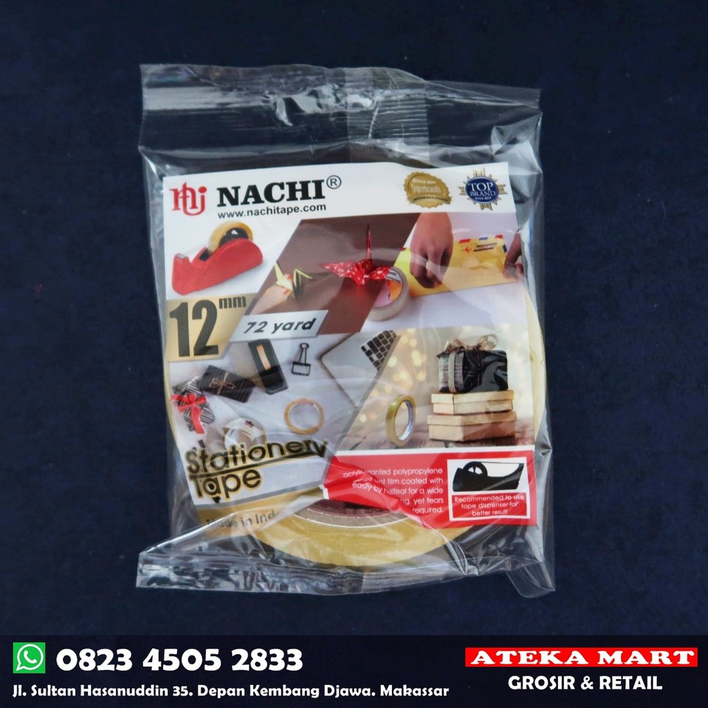

NACHI STATIONARY TAPE 12MM DUS/SELOTIP