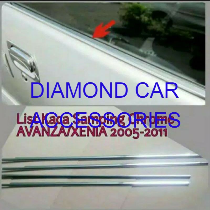 Lis kaca samping mobil Avanza Xenia 2005 - 2011 DCA