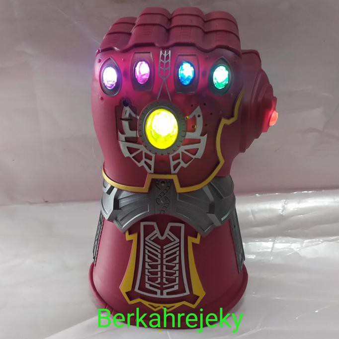MAINAN TANGAN IRONMAN HERO ATTACK IRONMAN GLOVE SARUNG TANGAN IRONMAN Best Seller