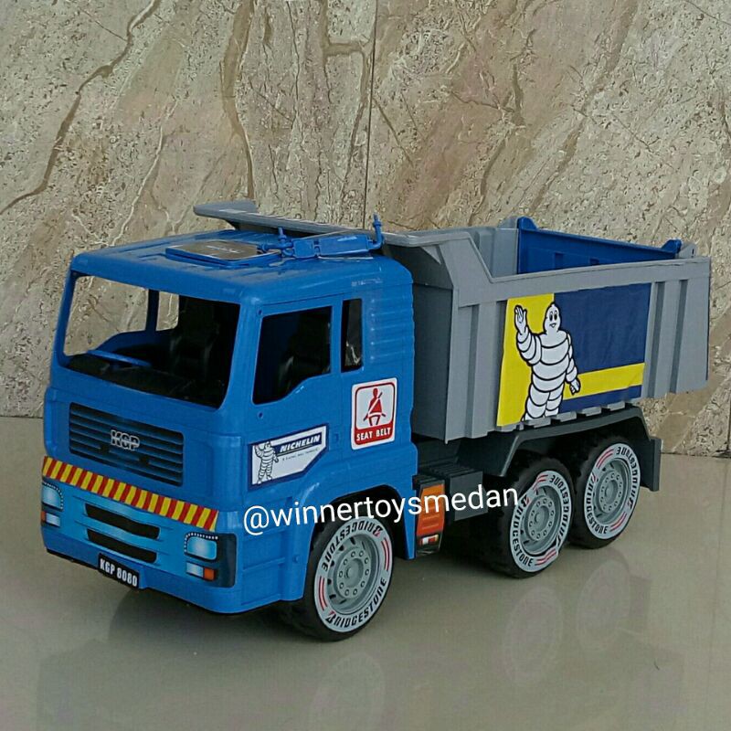 Mobil Mainan Bak pasir KGP 8080 / Mainan Truck Bak pasir KGP 8080 (IH) (JA)  / Mainan Truck Dump Tru