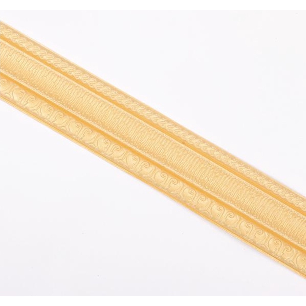 LIST BORDER FOAM 3D LIS WALLPAPER BORDER STICKER (LEBAR 5 CM)-T5-18 GOLD