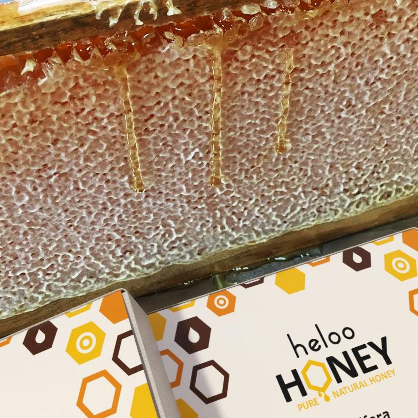 

Flash Sale!! KODE-234 Sarang Madu Premium Alami Honey Comb Heloo 250gr 100% Asli Pure Organic Honeyc