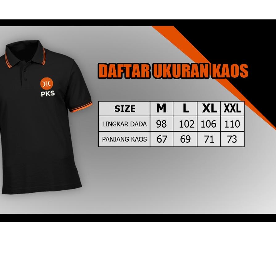 Terbaru Kaos PKS logo baru hitam