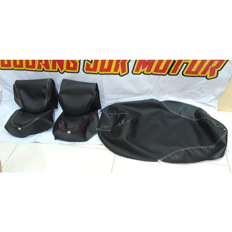 Kulit jok mbtech original mio soul GT 125-Cover jok mio Soul standar full mbtech