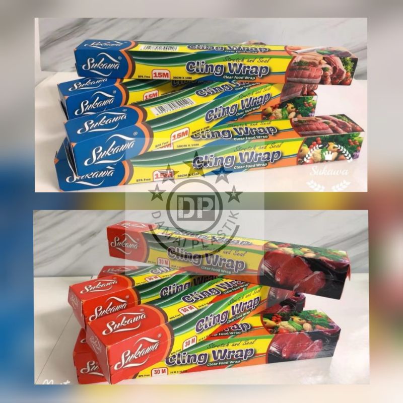 Plastik Strech Film Wrapping Plastik Wrap Buah 30CM 38CM 30cmx30m 38cmx15m