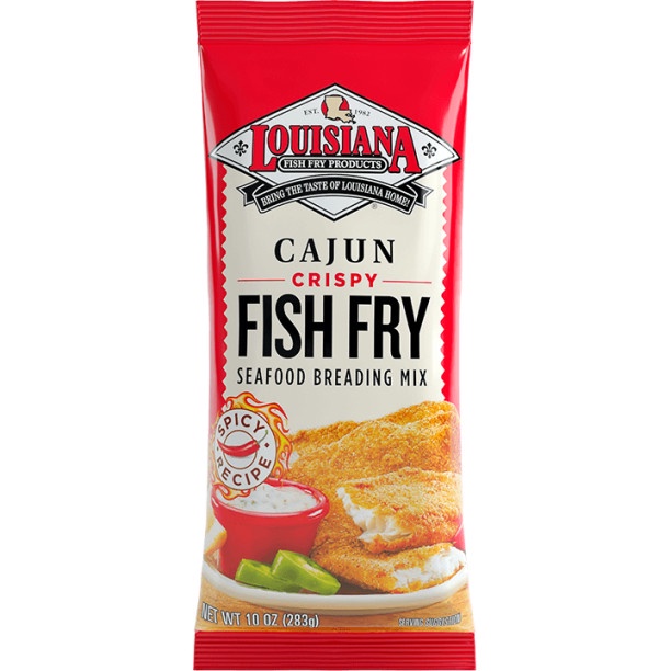 

Louisiana Cajun Crispy Fish Fry 283gr Tepung Seafood krispy import