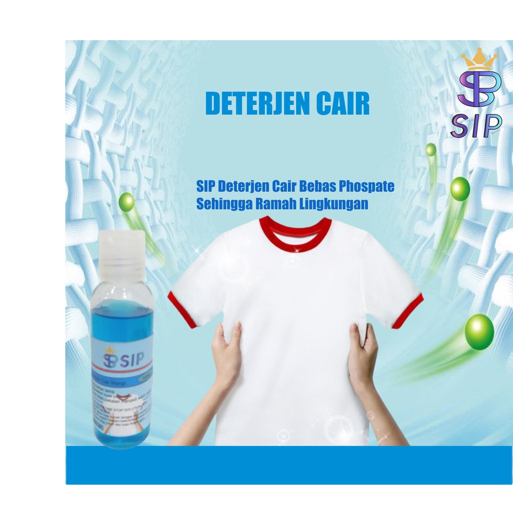 Deterjen Cair 100ml PREMIUM Detergent Laundry / Detergen Laundry Murah / Liquid Detergent / Deterjen Cair Laundry Harum Anti Bakteri