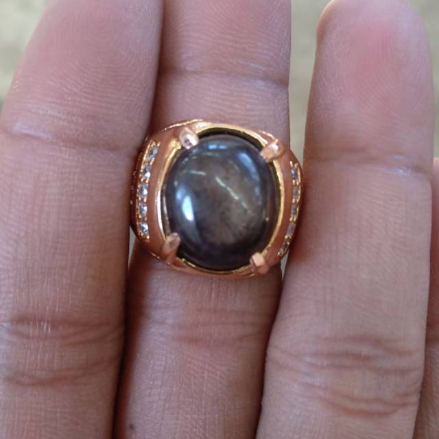 CINCIN BATU AKIK RUBY GONDOLA , PERMATA GONDOLA (N)