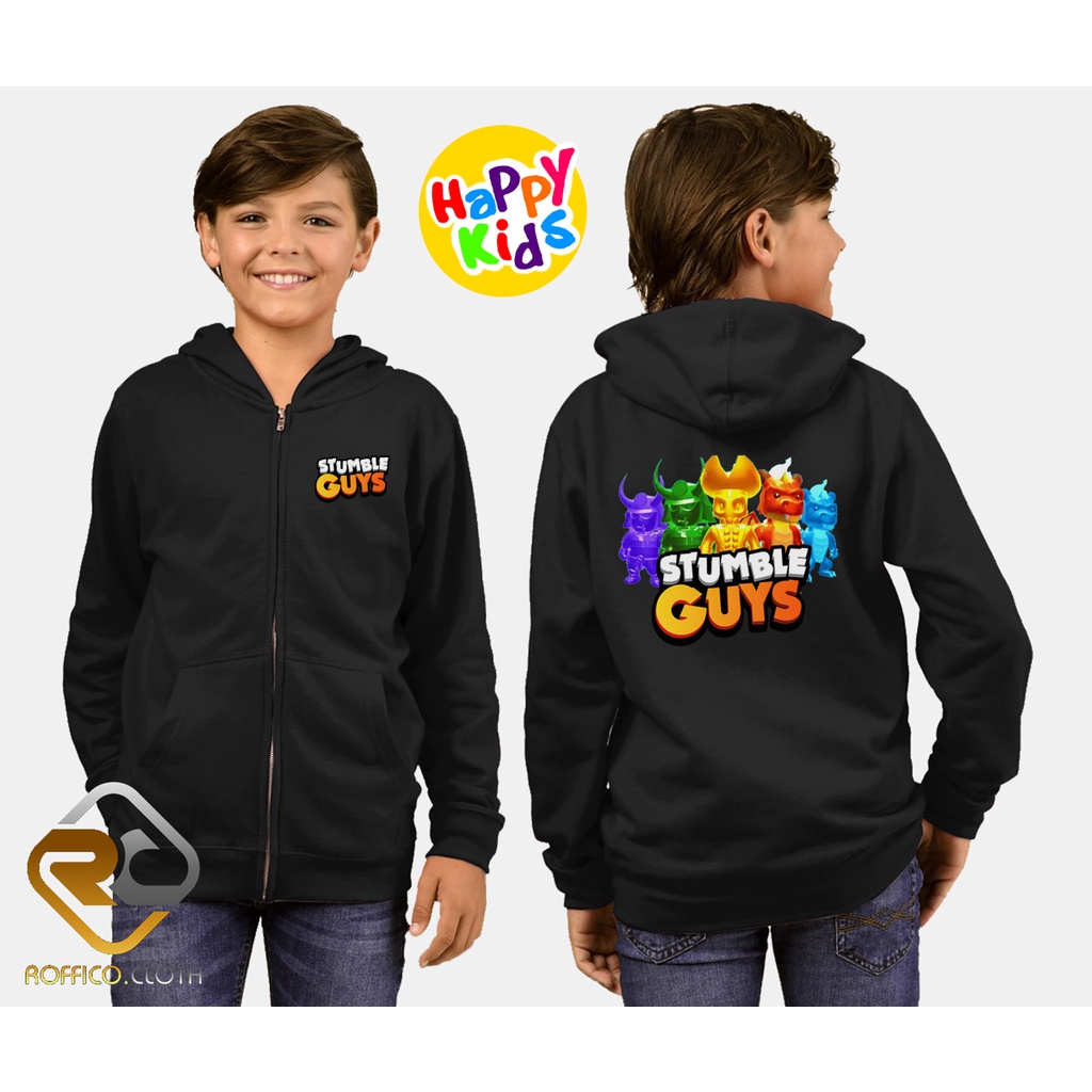 POPULAR TRENDING  Jaket SWEATER HOODIE ZIPPER ANAK ANIME GAME stumble guys skin special