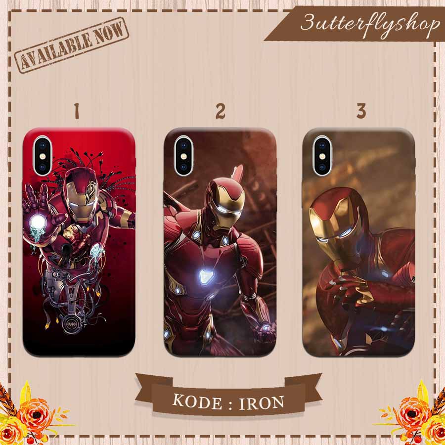 Iron Man Marvel Superhero case Oppo Vivo Realme Redmi Xiaomi Samsung Iphone