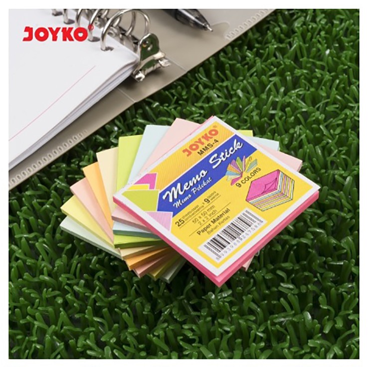 Joyko Memo Stick MMS 4 Kertas Tempel Color Sticky Notes Joyko Memo Stick MMS 4 Kertas Tempel Color Sticky Notes