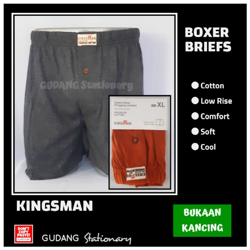 Boxer Briefs Men Premium Cotton KINGSMAN