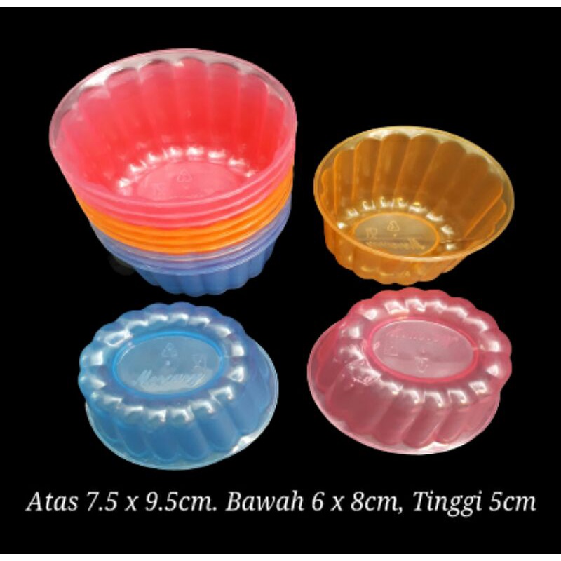 Cetakan Jelly Puding Kue Color Harga/12pcs