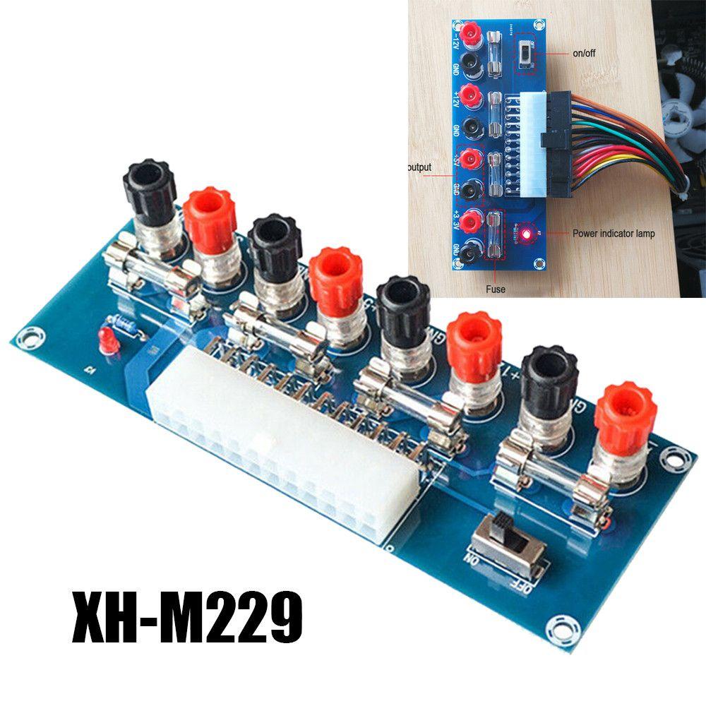 Preva XH-M229 Dengan Switch Desktop PC Chassis Output Terminal Power Adapter