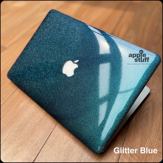 Macbook Case GLITTER BLUE