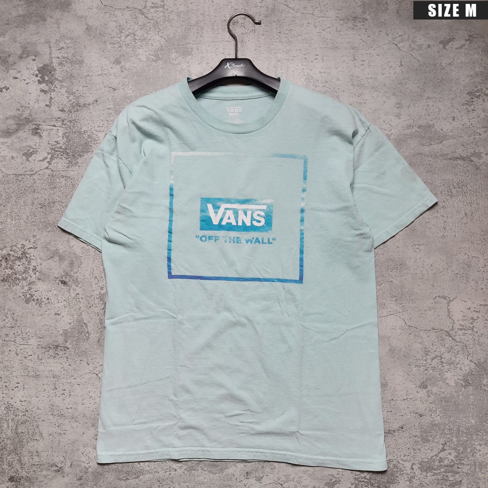 Kaos Vans Light Blue Second Branded Original