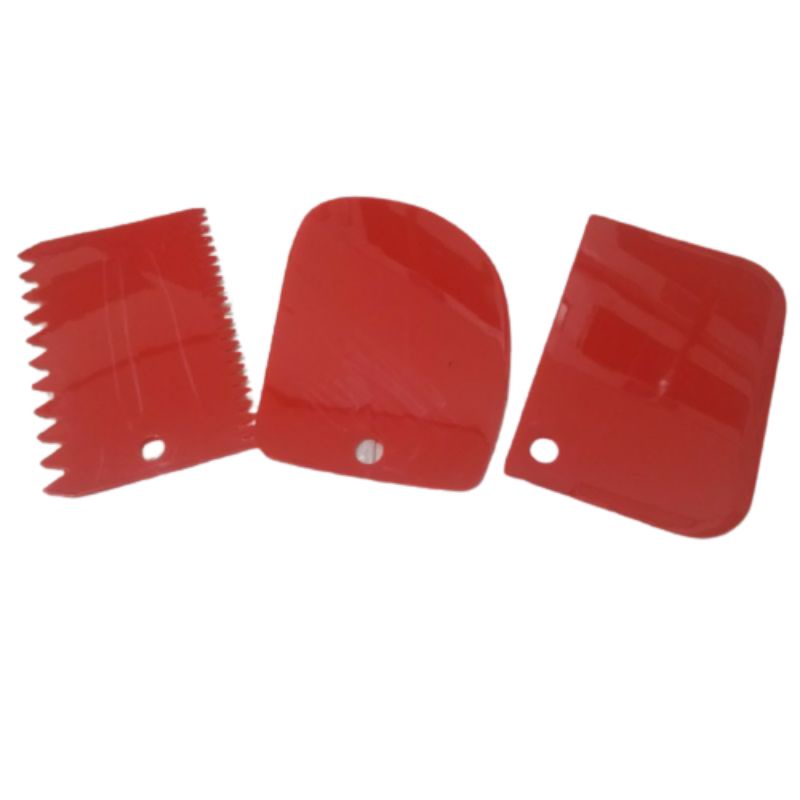 Scraper kue plastik 3 in 1