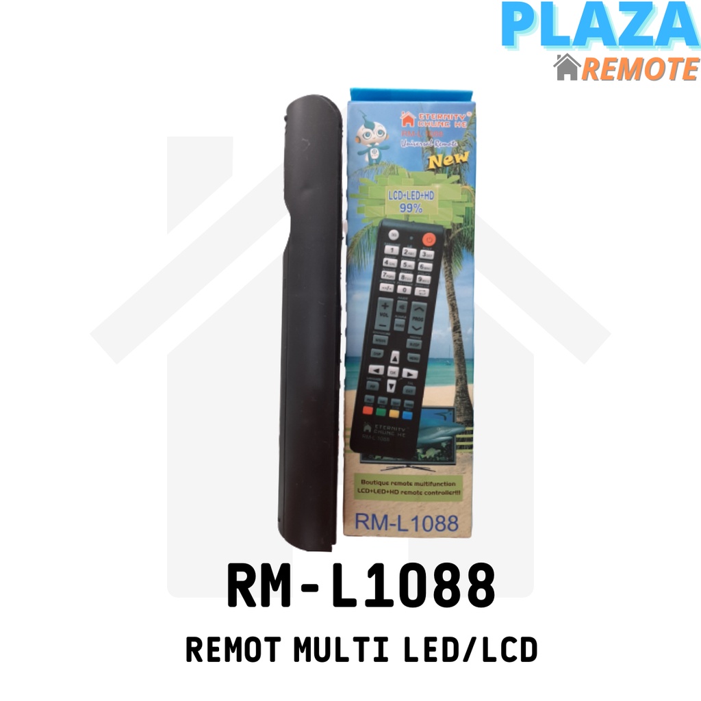 REMOT / REMOTE TV MULTI LCD LED TIPE RM-L1088 / ECER DAN GROSIR