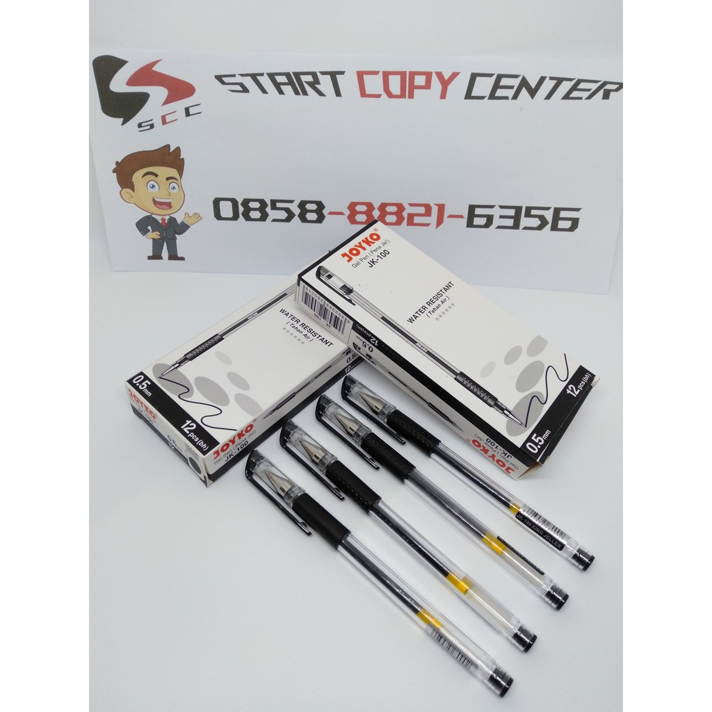 

PULPEN GEL JOYKO GEL JK 100 HITAM