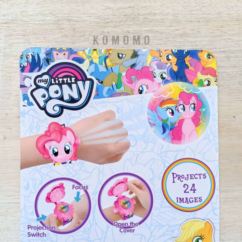 JAM TANGAN ANAK  PROYEKTOR MY LITTLE PONY JAM ANAK PEREMPUAN