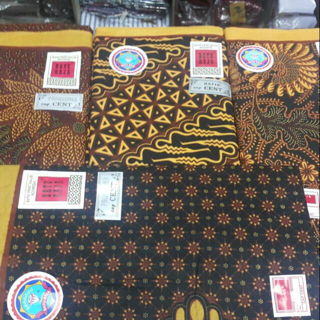 Kain panjang batik Batu Raja cap cent