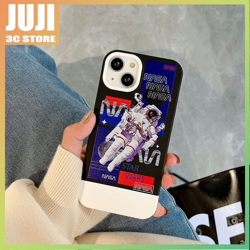 Case Motif NASA Astronot Dapat Dilepas Dicuci Untuk iphone 11 12 13 pro max x xs xr xsmax 7 8 plus