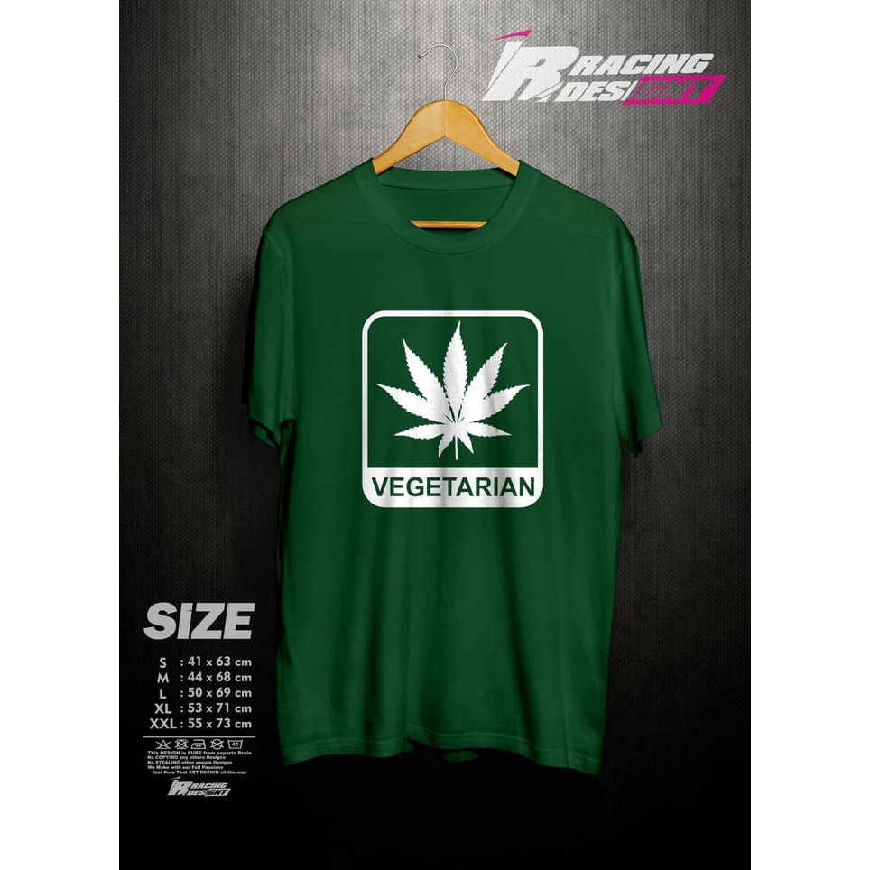 Kaos Distro Reggae Vegetarian Terbaru Kualitas Distro