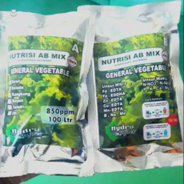 Nutrisi Hidroponik AB Mix